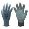 Messina | Grey Nylon Gloves Polyurethane Coating