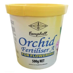 Yellow Orchid A Fertiliser -Garden & Outdoors Campbells Yellow Orchid A Fertiliser 11 13 16 500g 08583.1649645181