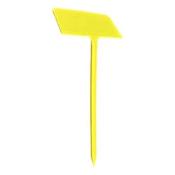 Display Label 32.5cm -Garden & Outdoors Display Label 130 x 75mm Yellow 265mm Stem 68458.1649644918