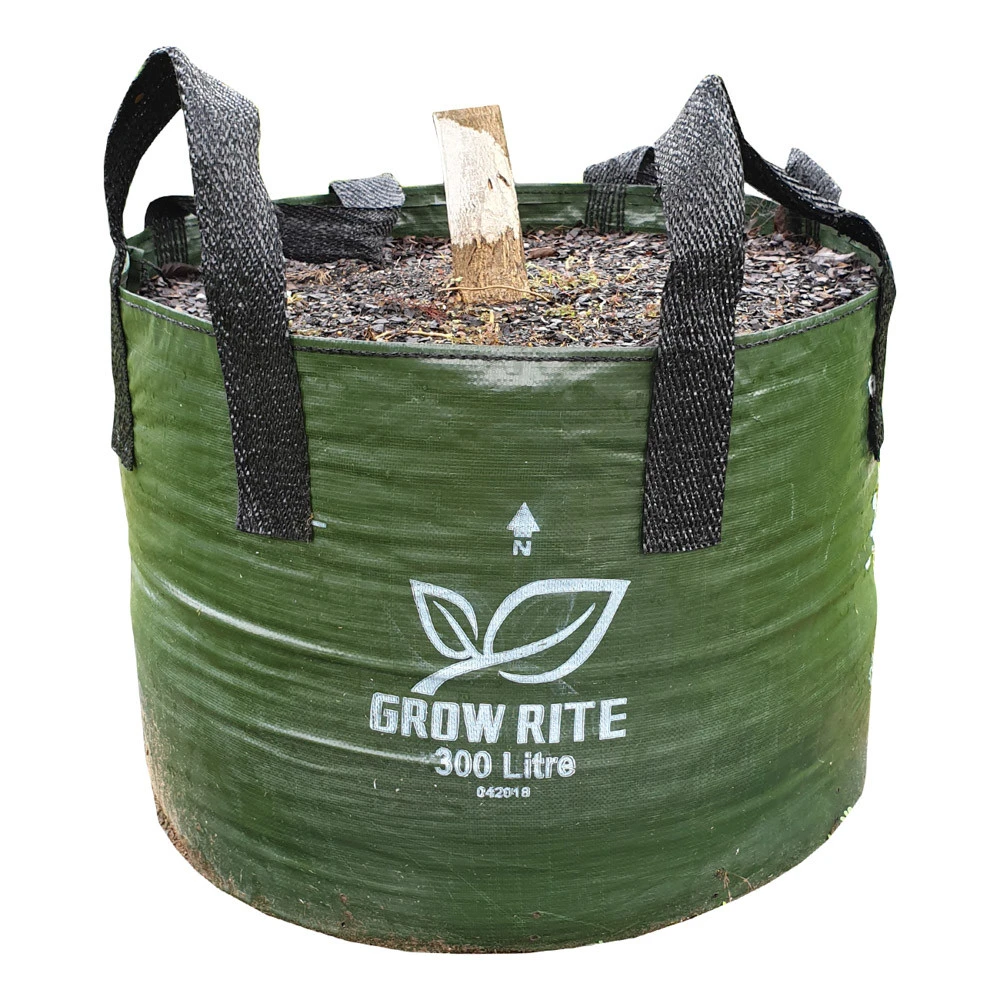 XHD Woven Plastic Plant Bag With 4 Handles, 300L