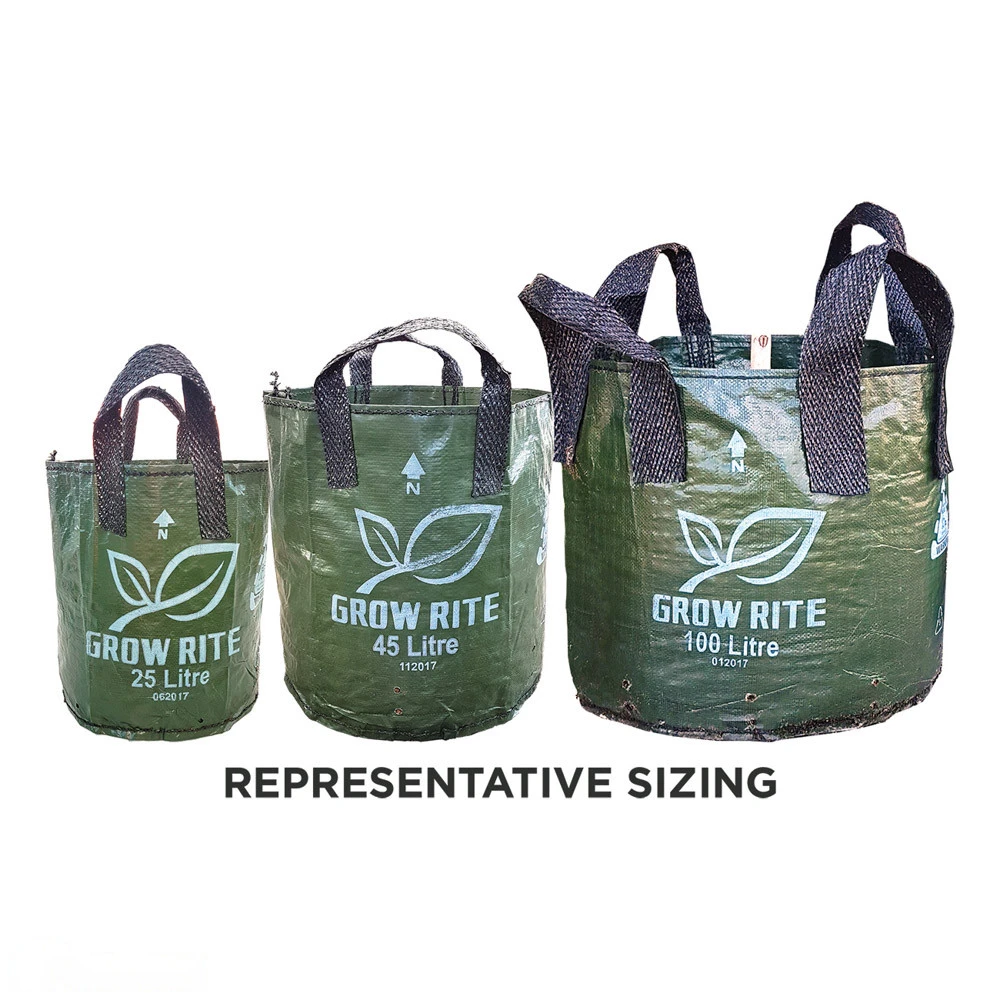 XHD Woven Plastic Plant Bag With 4 Handles, 400L 1 XHD Woven Plastic Plant Bag With 4 Handles, 400L