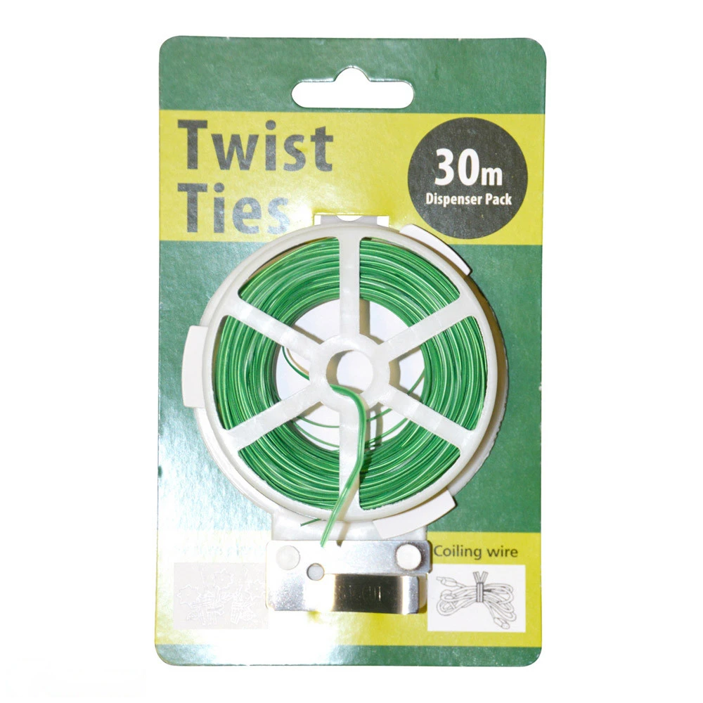 Green Twistie - 30m Reel With Cutter 1 Green Twistie - 30m Reel With Cutter