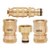 12mm ¾ EZ Brass Hose Set
